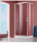 Box doccia angolare NICE LINE by Giava 70X70 in vetro temperato da 6 mm